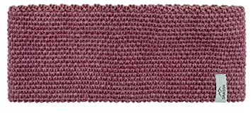 DRASSN Stirnband Damen - Waldkirch - 55% Merino, nachhaltig durch 45% recycelte PET-Flaschen, weiches Stirnband Winter (Beere)