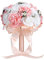 Bouquet da Sposa, Bouquet da Sposa Artificiale Simulazione da Sposa con Decorazione Floreale Forniture per Matrimoni(Rosa)