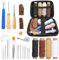 JUAYING Leather Sewing Kit, Upholstery Repair Kit Includes Wax Thread, Sewing Awl, Leather Sewing Needles of Various Sizes, and Seam Ripper, Leather Stitching Kit for Beginners or Leather Craft DIY