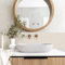 Alwayspon Piastrelle adesive impermeabili in vinile, staccabili e incollate, autoadesive, per cucina, bagno, soggiorno, stile boho, 20 x 20 cm, 10 pezzi, beige
