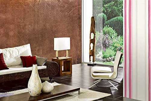 DIMEX LINE Non-Woven Photo Wallpaper Copper Background 375 x 250 cm - Non-Woven Wallpaper, wall Mural, wall Art - Wallpaper for Living Room, Bedroom, Office, Kitchen