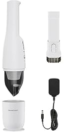 Crivit Silvercrest - Aspirapolvere a mano, elegante, con funzione leggio, SHD 7.4, 7,4 V, colore: Bianco