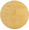 Mia´s Teppiche Taos kuscheliger Kurzflor Teppich, Anti-Rutsch Unterseite, Waschbar bis 30 Grad, Super Soft, Felloptik, Gold, 120 x 120 cm