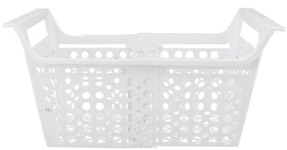 Contenedor de Almacenamiento para Congelador Horizontal, Contenedores Organizadores Expandibles para Congelador Profundo PP Carga Pesada con Asa Accesorio para Congelador Horizontal para Cocina(S)