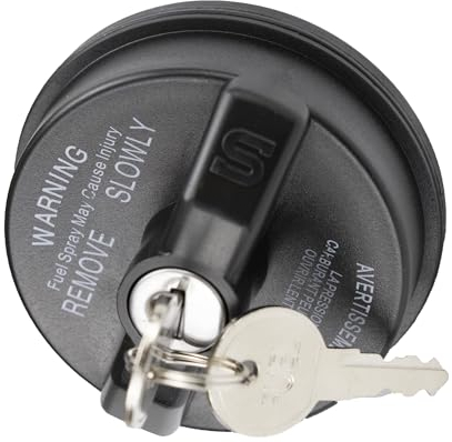 Unifizz Abschließbarer Tankdeckel, Tankdeckel für Dodge Jeep Chrysler 2000–2020 – Ram 1500 2500 3500, Liberty & Chrysler 200 300 Sebring Replace 5278655AA
