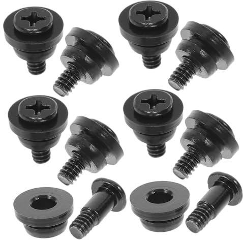 GLEAVI Festplattenschrauben 3,5 Zoll Schraubenset 10 Stück Stoßdämpfend Aus Eisen Computerschrauben Kompatibel Mit Hdd Ssd Montagezubehör Fürpc Laufwerke