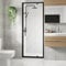 Blümme 760mm Bathroom Pivot Door Shower Enclosures Matte Black Framed 6mm Glass Reversible Cubicle Door