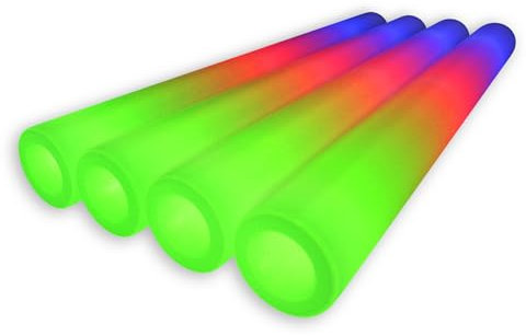 Palos Luminosos para Fiestas | 30 Piezas | 48cm | Palos LED Multicolor | Palos Luminosos LED | Palos de Luz para Boda | Barras Luminosas para Fiestas y Eventos (30 UNIDADES)