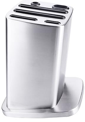 Amosfun Küchenregal Blocklagerständer Besteckständer Küchenblock Halter Für Kochutensilien Schleifblöcke Besteckhalter Klingenhalterblock Besteckblock Für Die Küche Besteckschublade Silver