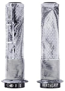 DMR Lenkergriffe Brendog Death 2 Lock-On, mit Flansch 135/29,8 mm, Schnee Camo - Weiß Schwarz, DMR-G-004