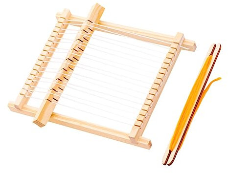 Hohopeti Junge Mädchen DIY Webstuhl Weben Spielzeug Handgefertigte Webmaschine Aus Frühen Bildung Spielzeug Für Junge Mädchen