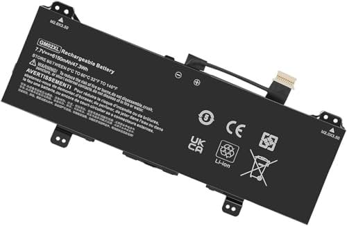 FlyZythrol GM02XL 917725-855 HSTNN-DB7X Laptop battery Compatible with HP Chromebook X360 11 G1 G6 G7 EE Chromebook 14 G5 14-CA000NA series GMO2XL 917725-855 917679-271 HSTNN-UB7M 7.7V 47.3Wh