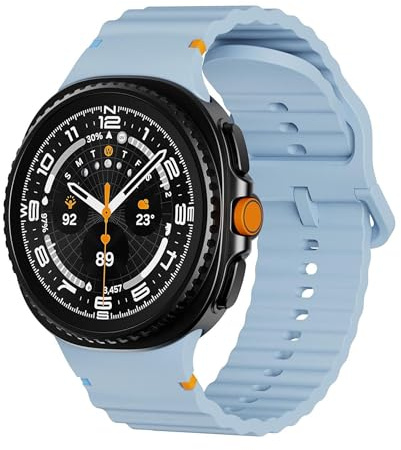Silikon Armband für Samsung Galaxy Watch 8/8 Classic Wellenstruktur Design