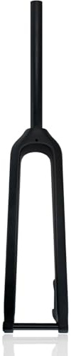 NIKANXIA Forcella Rigida Carbonio MTB, 26/27,5/29 Pollici, Perno 15x100 mm, Freno Disco, Tubo Dritto 1-1/8”/Conico 1-1/2”, Forcella Anteriore Bici(1-1/8'',26in)