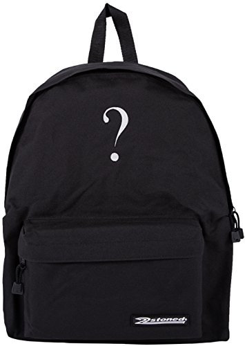 2Stoned Original Freizeitrucksack mit Stickmotiv Fragezeichen in Schwarz