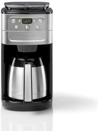 Cuisinart Grind and Brew Plus | Bean to Cup Filter Coffee Maker | DGB900BCU | Silver