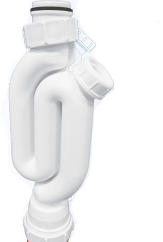 Y10 McALPINE 1 1/4 Inline Trap 1 1/2 Outlet