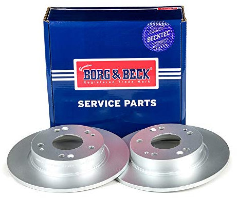 Borg & Beck BRAKE DISC PAIR Honda Civic VII 06-