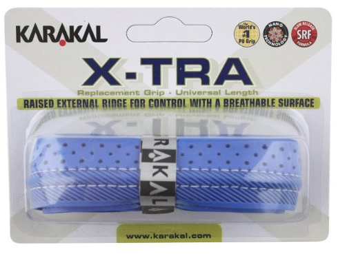 Karakal Griffband X-TRA für Tennis-, Badminton- und Squash-Schläger Blau blau