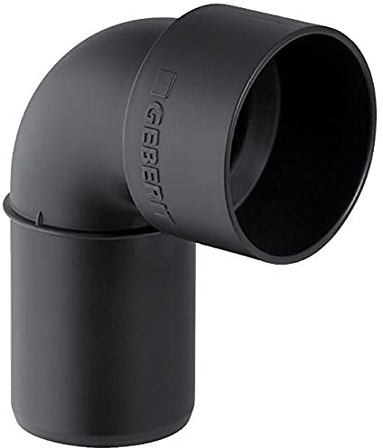 Geberit 390.183.14.1 Silent-PP Curva 40 Morsetto 46 GTSW, Grigio