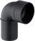 Geberit 390.183.14.1 Silent-PP Curva 40 Morsetto 46 GTSW, Grigio