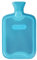 HomeTop Premium Classic Rubber Hot Water Bottle (2 Liters, Blue)