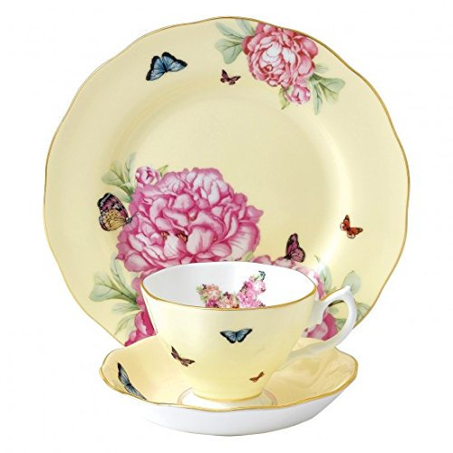 Miranda Kerr For Royal Albert Brand New For 2014 – 3 Piece Set (Teacup, Saucer and Plate) Joy - Beautifully Boxed