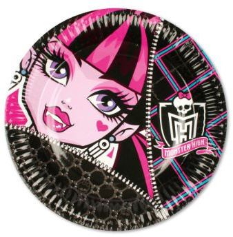 Monster High Paper Plates 23cm /8