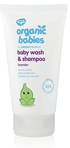 Green People Bio-Babys Lavendel Babywaschgel & Shampoo - Natürlich & Bio - SLS- & Parabenfrei - Vegan, 150ml