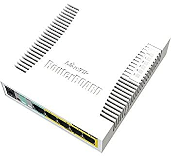 MikroTik RB260GSP verwaltet Gigabit Ethernet (10/100/1000) Anschluss Ethernet, unterstützt die Stromversorgung über diesen Port (PoE) weiß Netzwerk Switch – Switches Netze (Managed Network Switch, Gigabit Ethernet (10/100/1000), weiß, 6 W, 8 – 30, 25 – 65 °C)