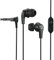 JLab Audio JBuds Pro Signature Wired Earbuds with Microphone and Track Controls, Titanium 10mm Drivers with Custom Fit Gel Tips and Cush Fins, Black