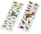 Dinosaurier Dino Sticker Aufkleber für Kindergeburtstag Mottoparty als Mitgebsel Give-Away 80 Stück mit Palandi® Sticker