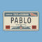 Dekoratives Nummernschild, aus Aluminium oder PVC, bedruckt im Vintage-Stil, Amerikanischer Stil, personalisierbar, 8 Modelle