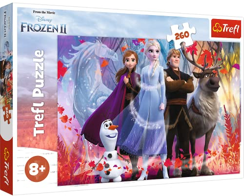 Trefl 13250 Frozen II auf der Suche nach Abenteuer Puzzles, 260 Teile