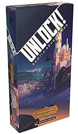 Asmodee, Unlock! – Scheherazades letzte Geschichte, Familienspiel, Rätselspiel, 1-6 Spieler, Ab 10+ Jahren, 60+ Minuten, Deutsch