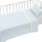 Burrito Blanco | Sábanas Cuna, maxicuna, minicuna, alg. 011 Azul | para Minicuna de 50 cm (+ Medidas Disponibles) | Sábanas bebé