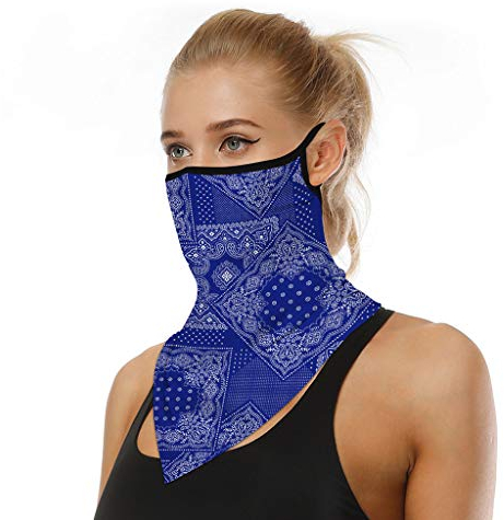 riou Face Shield Multifunktionstuch Motorrad Mundschutz Halstuch Bandana Schlauchschal für Damen Herren