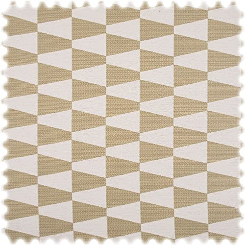 Aktion Trevira CS Möbelstoff Pinto Beige/Perlweiß