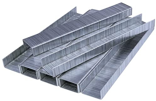 AERZETIX - C54993 - Satz von 1000 Heftklammern tackerklammern größe 6 mm - breite 11.2 mm dicke 0.6 mm - für handtacker manuelle - heftklammer zubehör - aus stahl