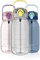 BOZ Trinkflasche Groß 1,8 L – Große Trinkflasche Spülmaschinenfest – Gym Trinkflasche BPA Frei mit Strohhalm – Große Wasserflasche – XXL Trinkflasche Auslaufsicher & Stoßfest – Schwarz