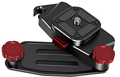 Easy Hood Camera Belt Clip Waist Camera Waist Buckle Quick Release 1/4'' Thread Plate Camera Mount Adapter Camera Strap Metal Camera Holder For Sony/Canon/Nikon DSLR Camera