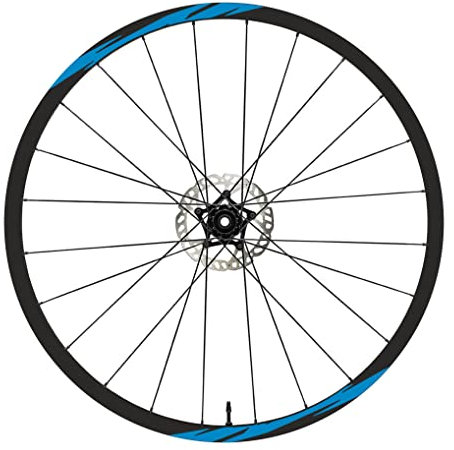 DualColorStampe Aufkleber kompatibel mit Scott Felgen 26 Zoll – 27,5 Zoll – 28 – 29 Zoll – Fahrrad MTB Sticker Felgen MTB – B0020 (26 Zoll, Blau 53)