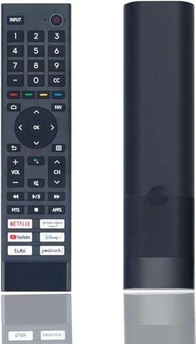 ERF3J80H Smart TV Replacement Remote Control for All Hisense 4K UHD Android Smart TV 75A6G 70A6G 65A6G 60A6G 55A6G 50A6G 43A6G 55U68G 65U68G 55U6G 50U6G 65U6G 75U6G 50U68G 75U68G [NO Voice Command]