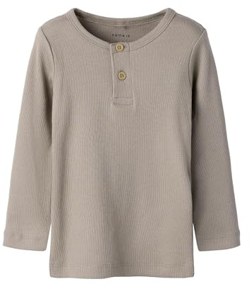 NAME IT Jungen Nmmkab Ls Top Noos Langarm Shirt, Pure Cashmere, 92