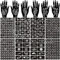 Temporäre Tattoo Schablonen,14 Blatt 220+ PCS Glitter Henna Tattoo Schablonen mit Schminkschablonen für Kinder und Erwachsene Halloween Party