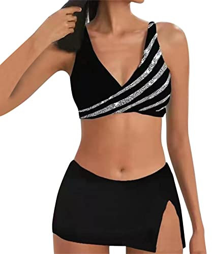 SKTIISN Bikini Damen Set Push up bauchweg Shapewear Damen Body Mode für mollige Damen sportbikini für Damen temu Shop Badeanzug damwn Badeanzug+Damen badeanzüge für Damen Tankini