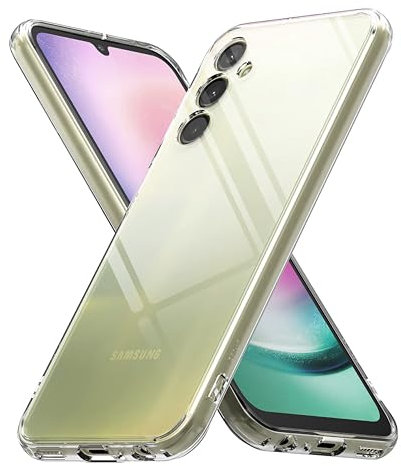 WORLD CONNECTERE Clear Case For Samsung Galaxy A55 Case [Silicone Gel Case] [Ultra Thin Soft Cover] Samsung Galaxy A55 5G Phone Cover (Transparent)