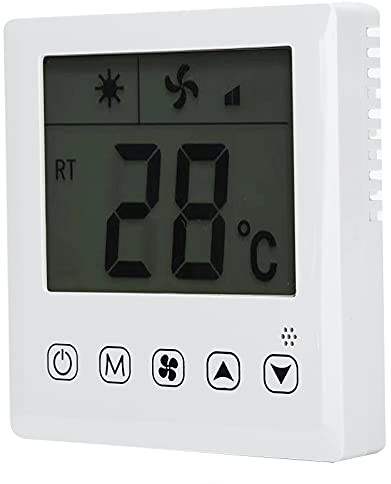 Air Conditioner Thermostat, 8839F LCD Digital Thermostat Central Air Conditioner Temperature Controller with, Programmable Household Thermostats