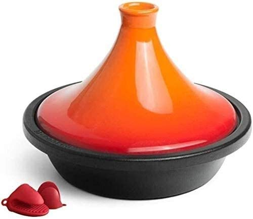 YIHANSS Olla de Barro Olla de estofado de cerámica Cazuela Olla Cazuela Cazuela de Horno holandés con Tapa - Cazuela recubierta de cerámica Antiadherente para Todas Las Estufas (Color : 5)