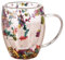 Taza De Café De Doble Pared Tazas De Café De Vidrio Con Flores Secas De 350 Ml Taza De Café Transparente Resistente Al Calor Tazas De Vidrio Creativas Con Asas Tazas Reutilizables Flor Preservada